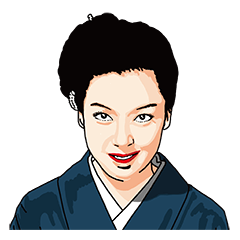 [LINEスタンプ] 昭和の大女優京マチ子の京ことば風スタンプ
